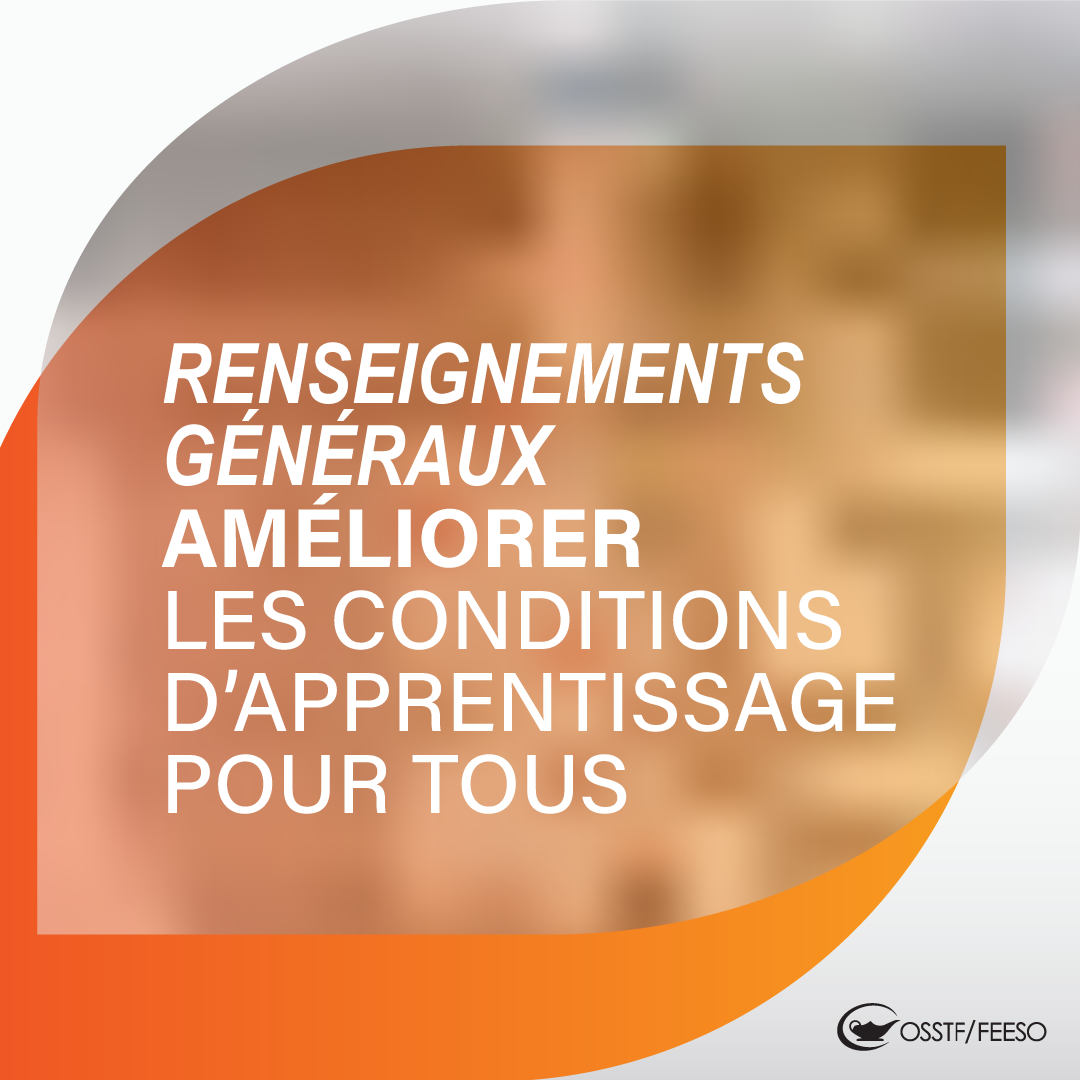 image Améliorer les conditions d’apprentissage pour tous