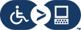 This icon serves as a link to download the Level Access app, a free assistive technology software for people with physical disabilities.